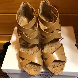 Tan wedges